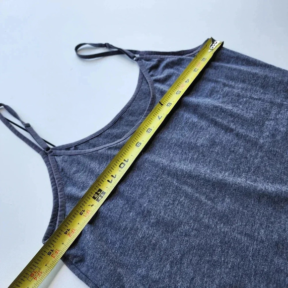Time and Tru Womens Adjustable Straps Camisole Tank Top Stretch Gray M (8-10) - Picture 7 of 9